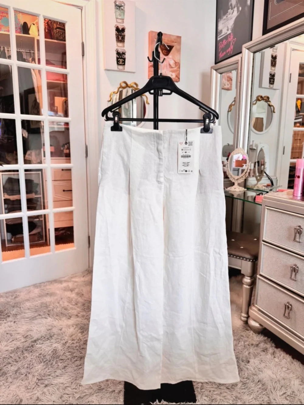 Zara Line Blend wide leg pants